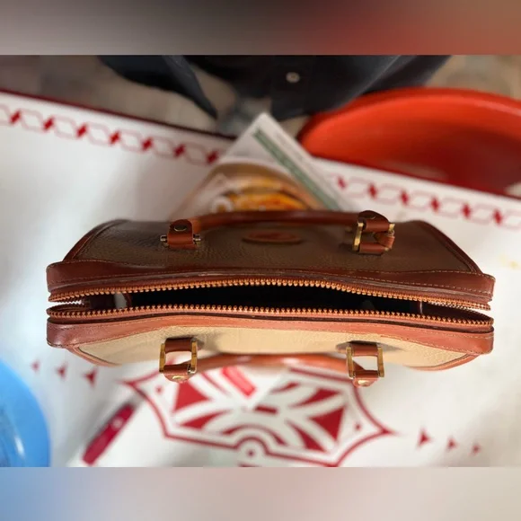 Dooney & Bourke Brown and Tan Tote - Picture 6 of 11